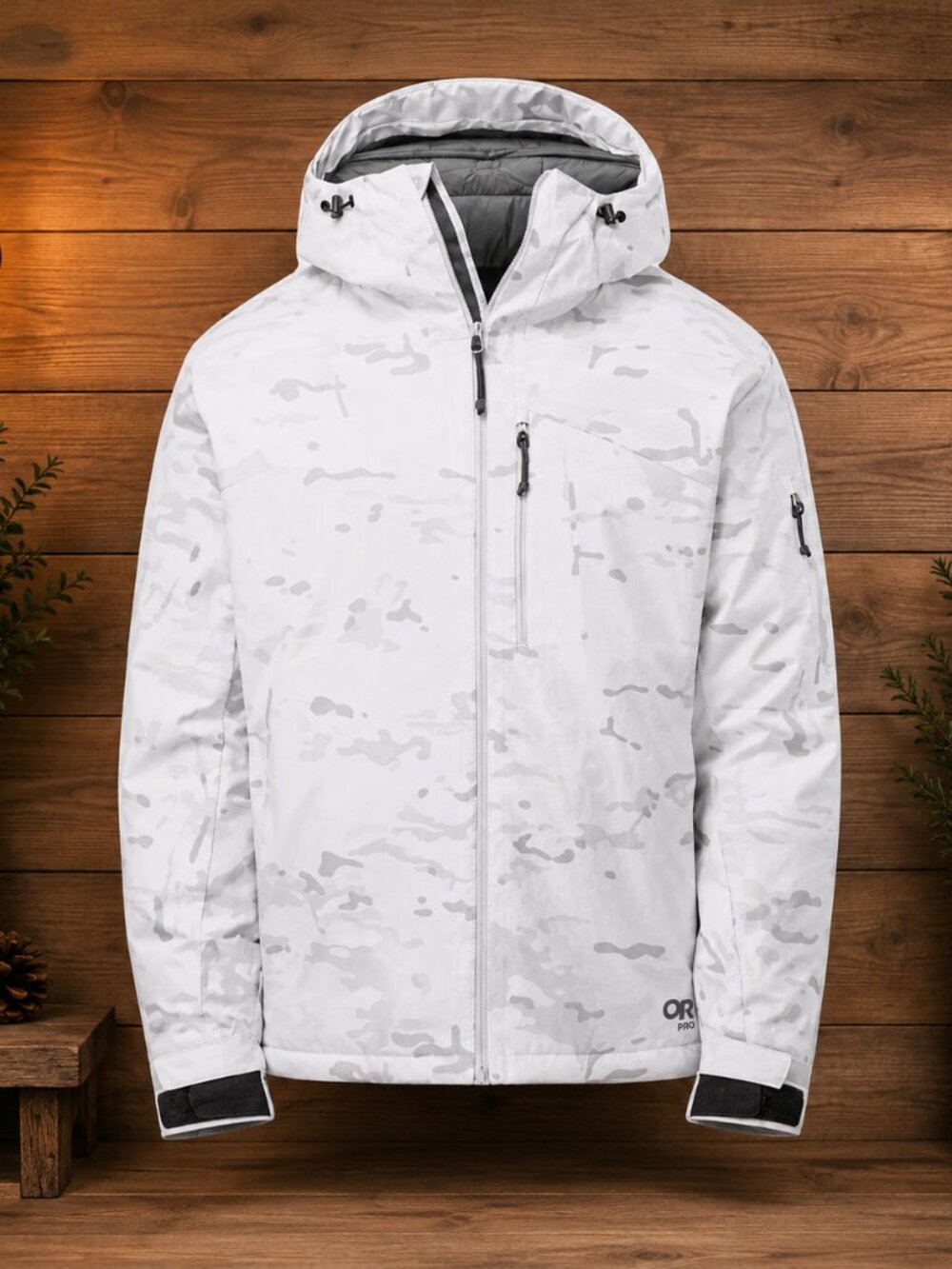 Outdoor Research Men's Colossus Parka - XL/White Camo NEW! SUPER RARE!!